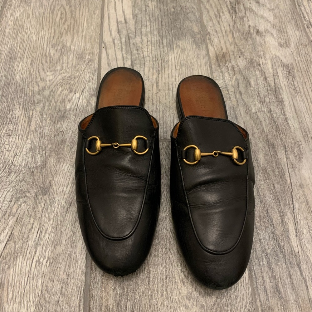 Authentic Princetown Gucci Mules (black—size 8)